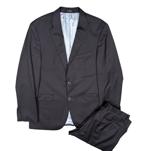 Baumler Suit 2pc REDA 110s Italy Wool Navy Blue 40R 32x31 - Picture 1 of 16